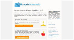 Desktop Screenshot of bonprixgutschein.net